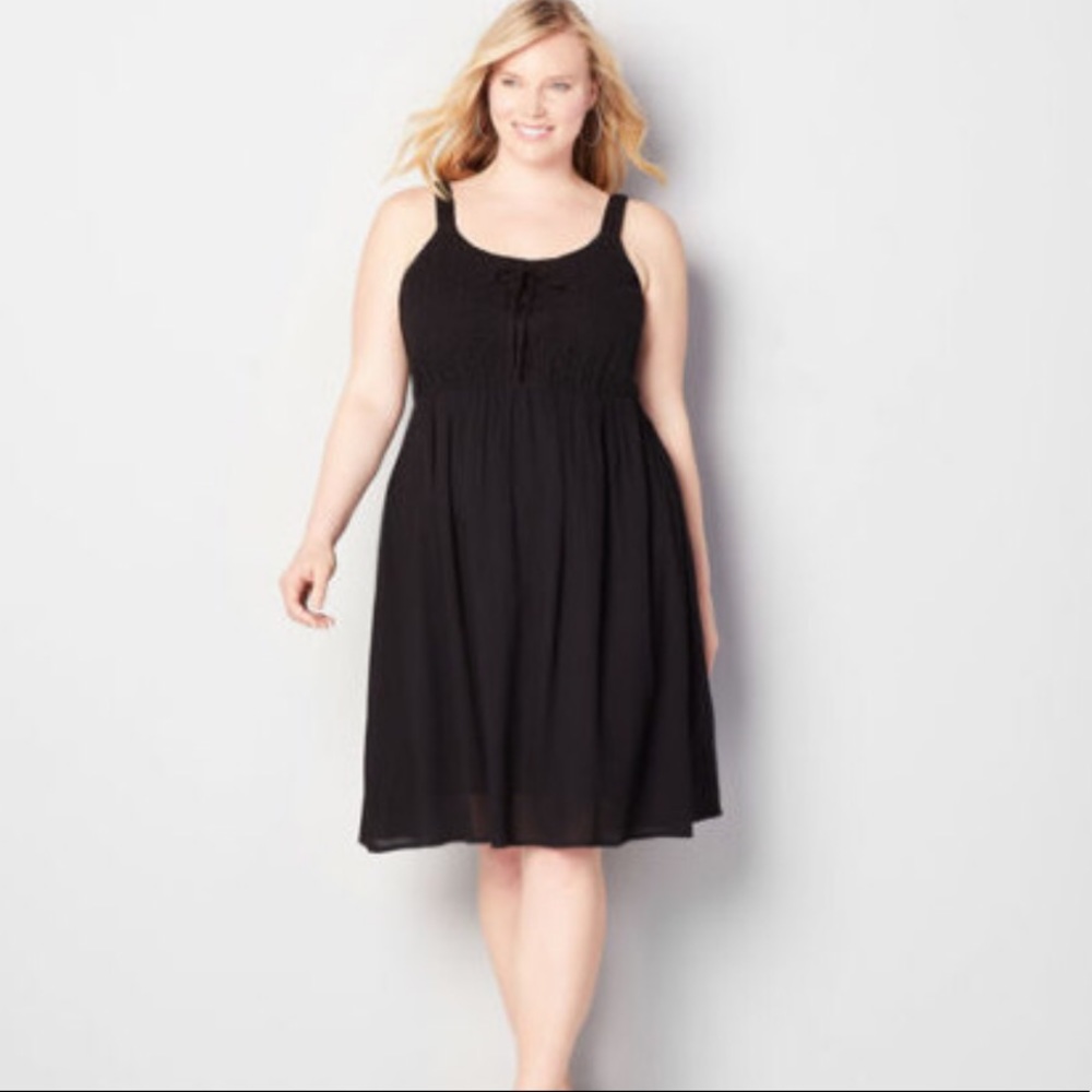 NWT Crochet Sun Dress - Avenue 22/24